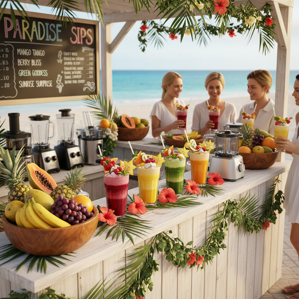 Organic smoothie bar